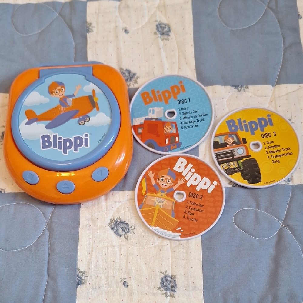 Blippi Cd Player For Toddlers Kids